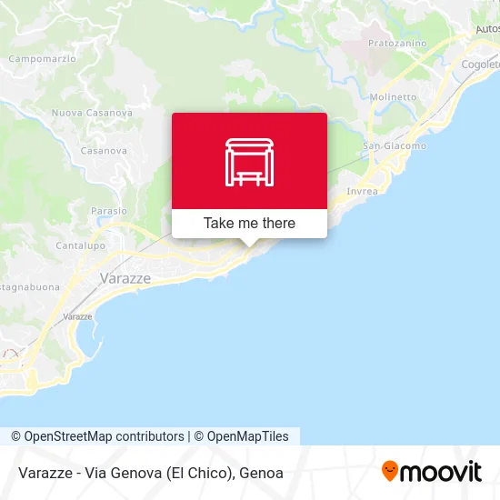 Varazze - Via Genova (El Chico) map