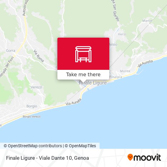 Finale Ligure - Viale Dante 10 map