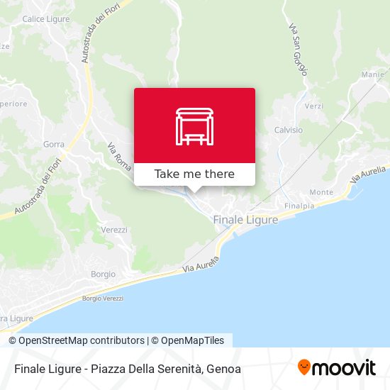 Finale Ligure - Piazza Della Serenità map