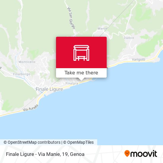 Finale Ligure - Via Manie, 19 map