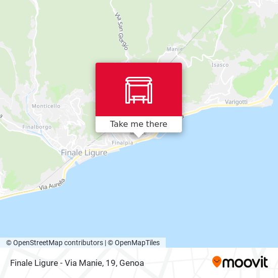 Finale Ligure - Via Manie, 19 map