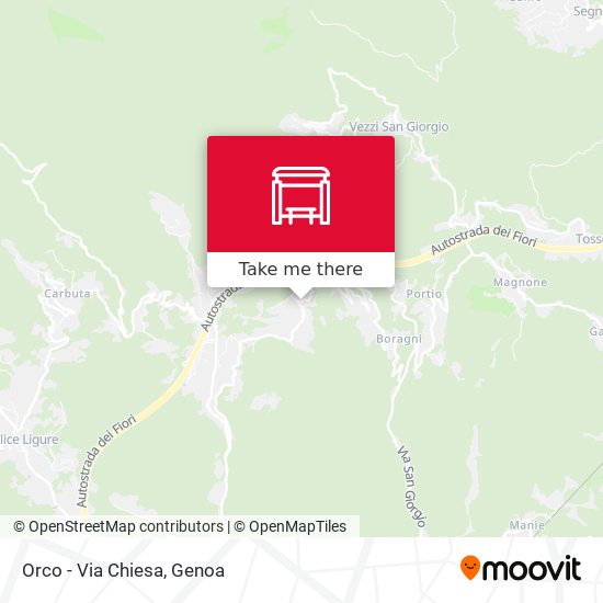 Orco - Via Chiesa map