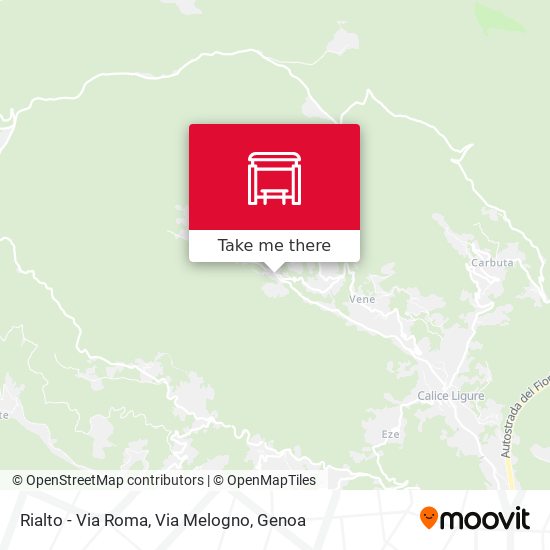 Rialto - Via Roma, Via Melogno map