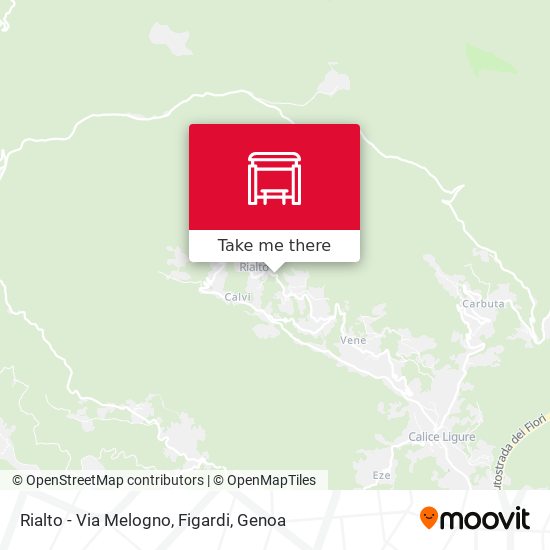 Rialto - Via Melogno, Figardi map
