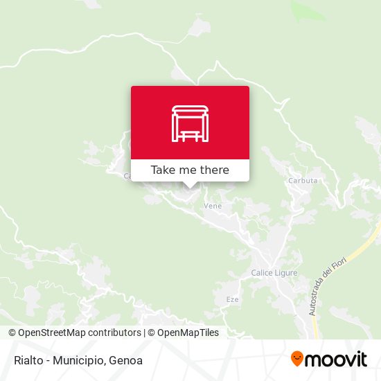 Rialto - Municipio map