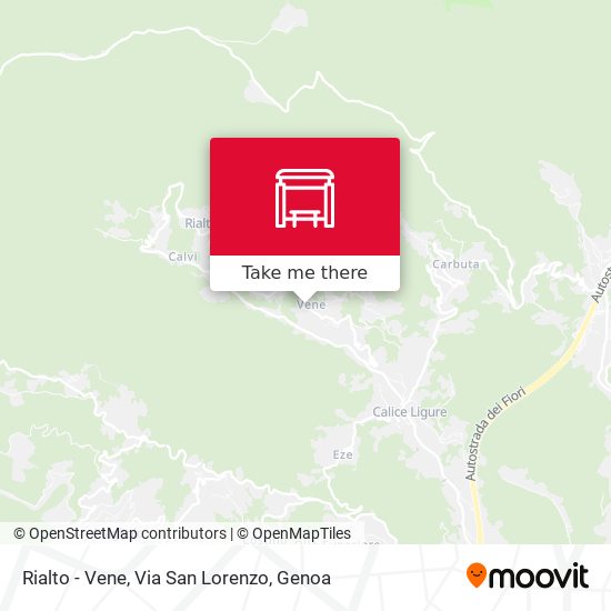 Rialto - Vene, Via San Lorenzo map