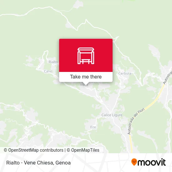 Rialto - Vene Chiesa map