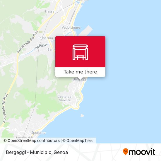 Bergeggi - Municipio map