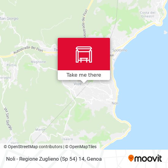 Noli - Regione Zuglieno (Sp 54) 14 map