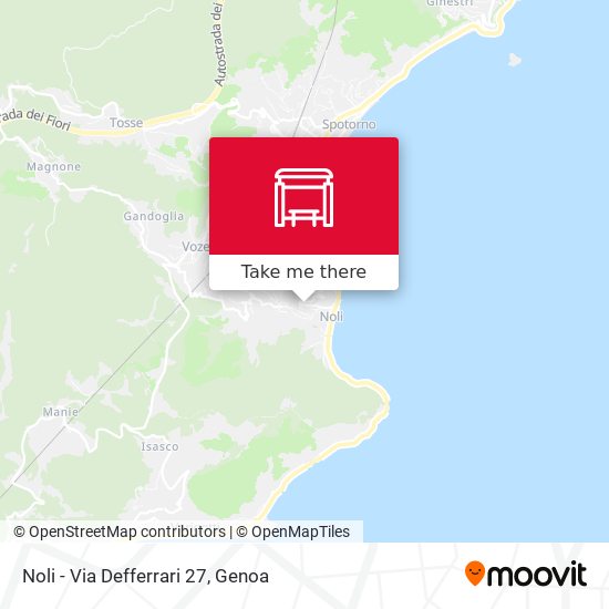Noli - Via Defferrari 27 map