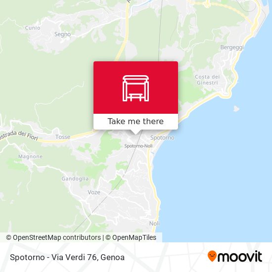 Spotorno - Via Verdi 76 map