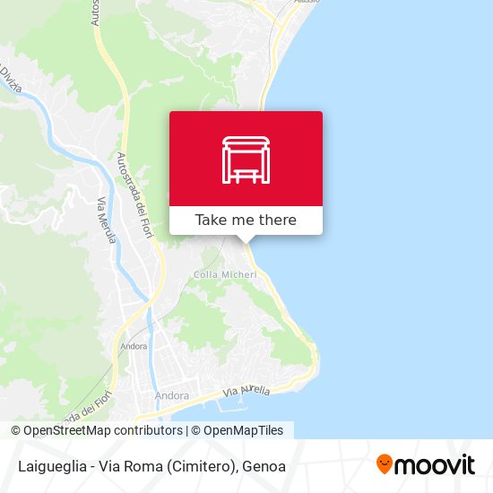 Laigueglia - Via Roma (Cimitero) map