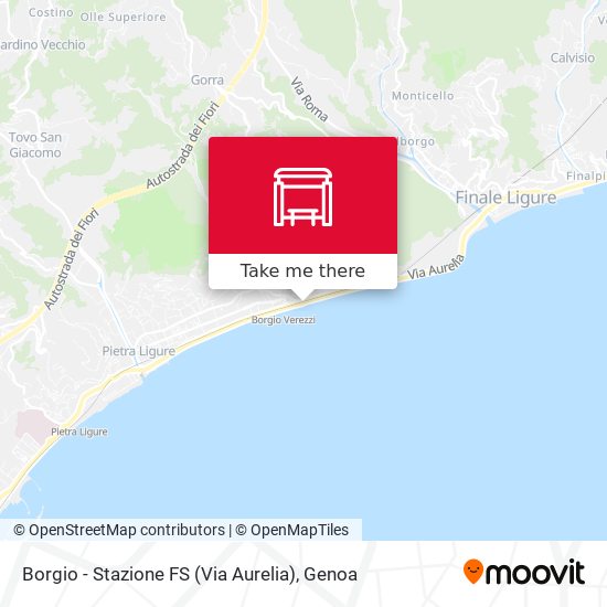 Borgio - Stazione FS (Via Aurelia) map
