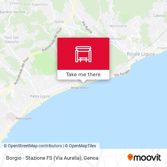 Borgio - Stazione FS (Via Aurelia) map