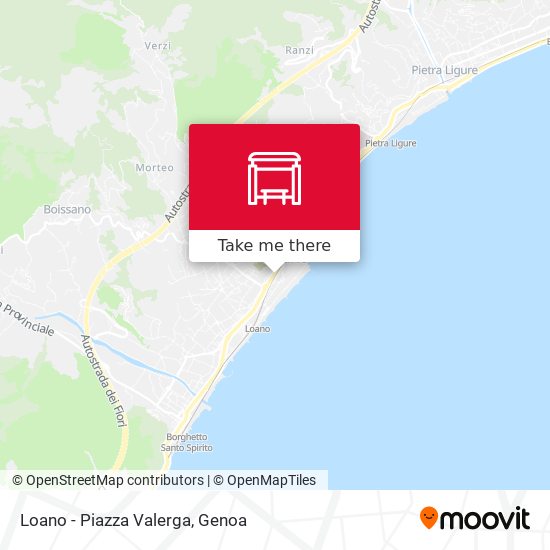 Loano - Piazza Valerga map