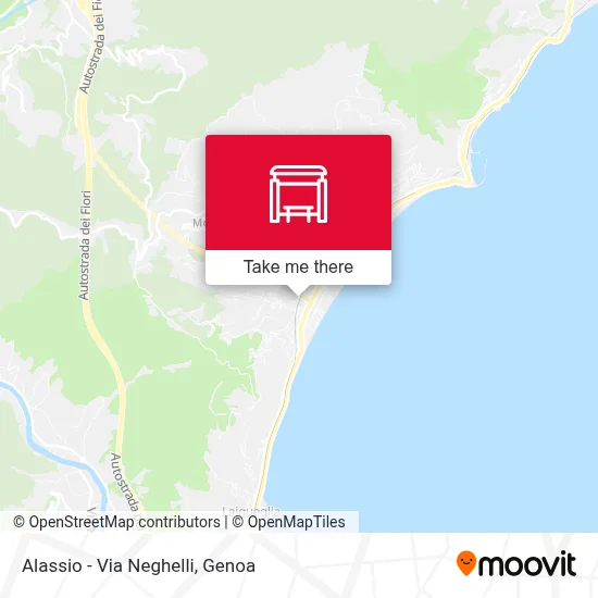 Alassio - Via Neghelli map