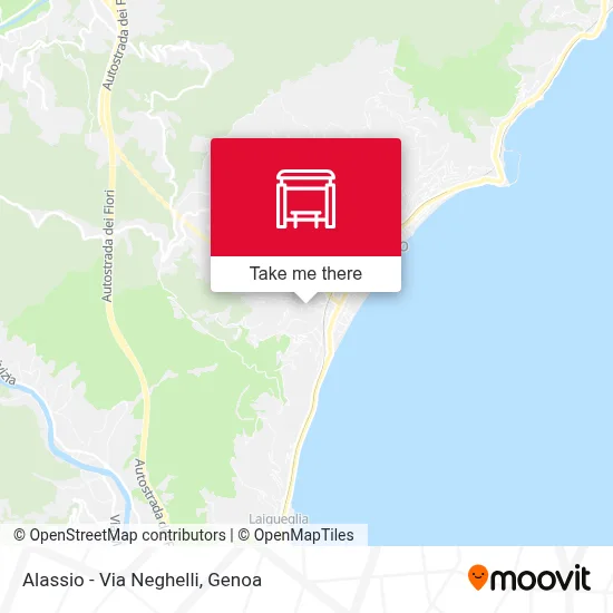 Alassio - Via Neghelli map