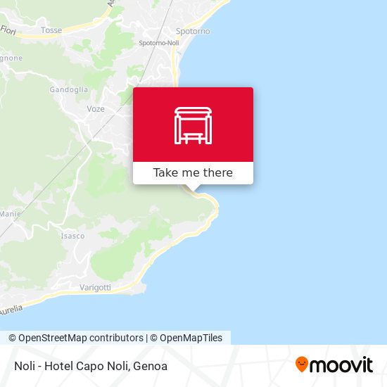 Noli - Hotel Capo Noli map