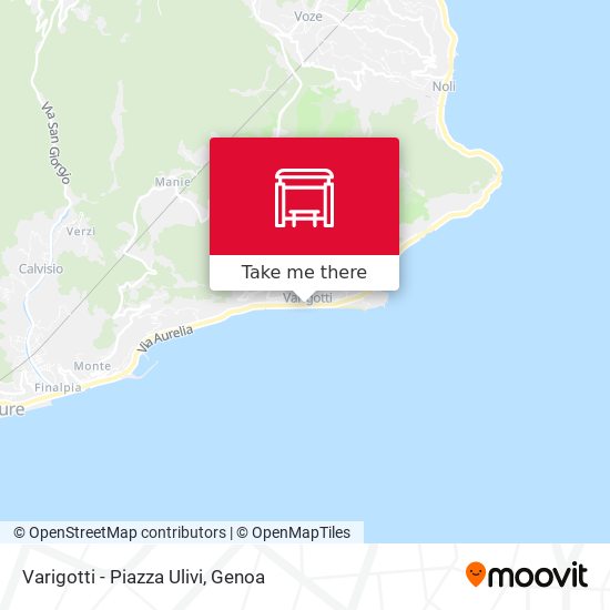 Varigotti - Piazza Ulivi map