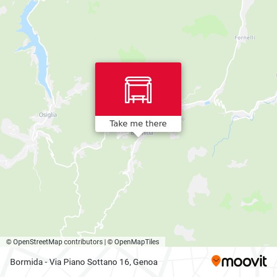 Bormida - Via Piano Sottano 16 map