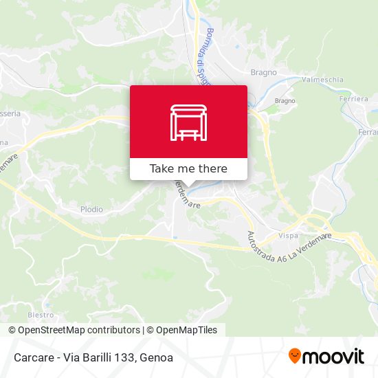 Carcare - Via Barilli 133 map