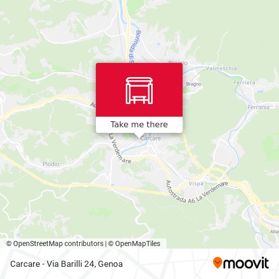 Carcare - Via Barilli 24 map