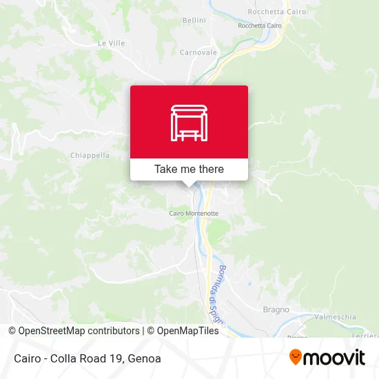 Cairo - Colla Road 19 map