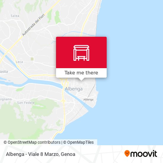 Albenga - Viale 8 Marzo map