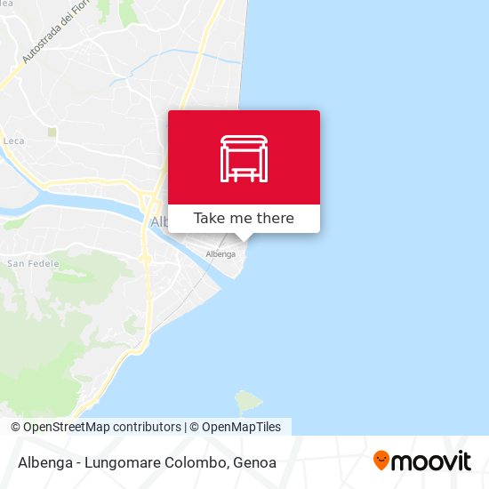Albenga - Lungomare Colombo map