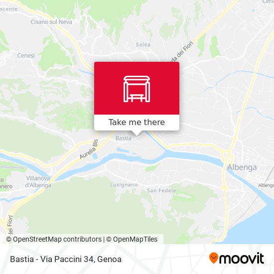 Bastia - Via Paccini 34 map