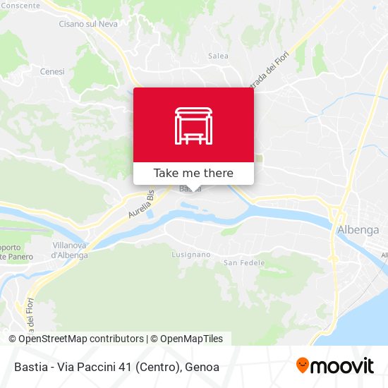 Bastia - Via Paccini 41 (Centro) map