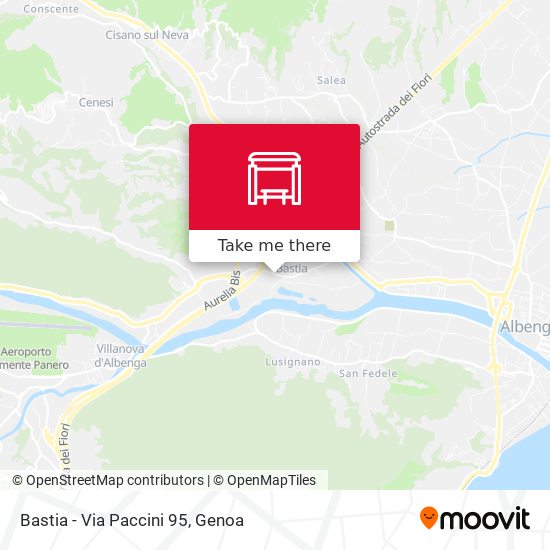 Bastia - Via Paccini 95 map
