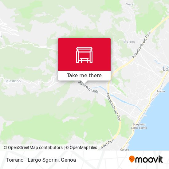 Toirano - Largo Sgorini map