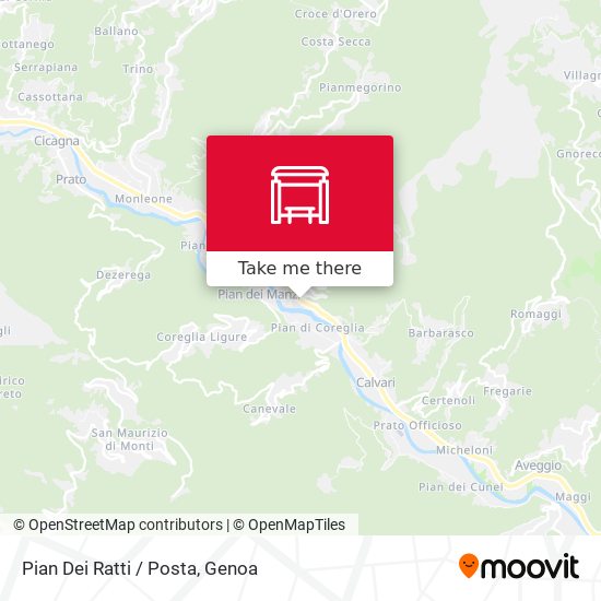 Pian Dei Ratti / Posta map