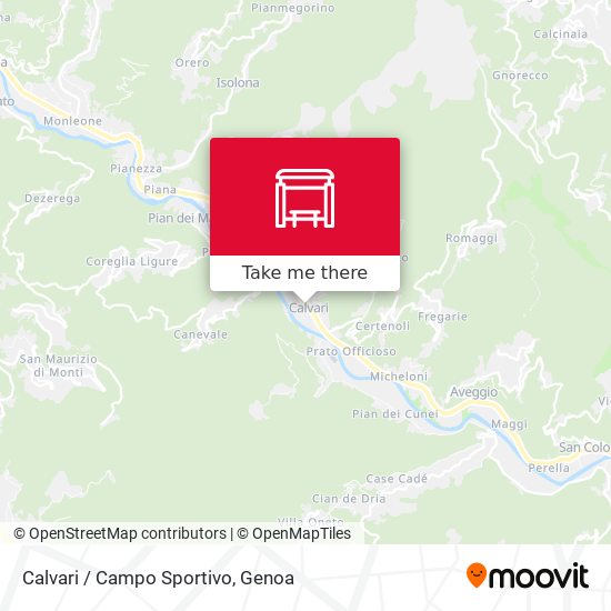 Calvari / Campo Sportivo map