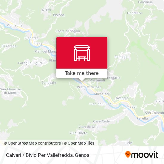 Calvari / Bivio Per Vallefredda map