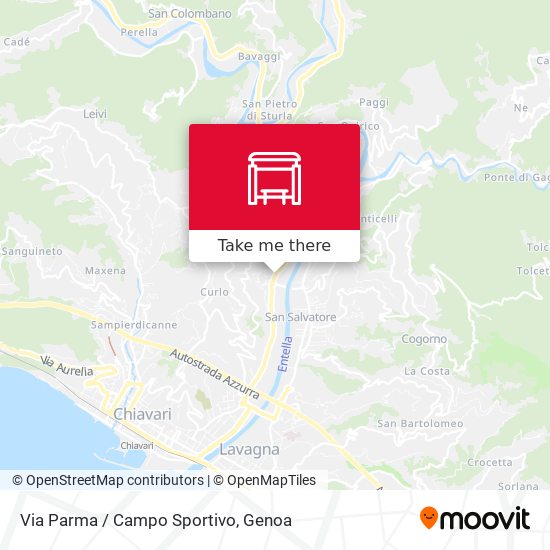Via Parma / Campo Sportivo map