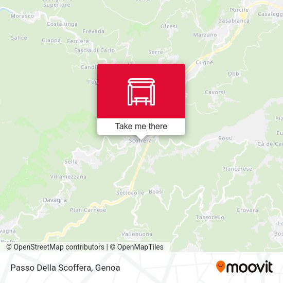 Passo Della Scoffera map