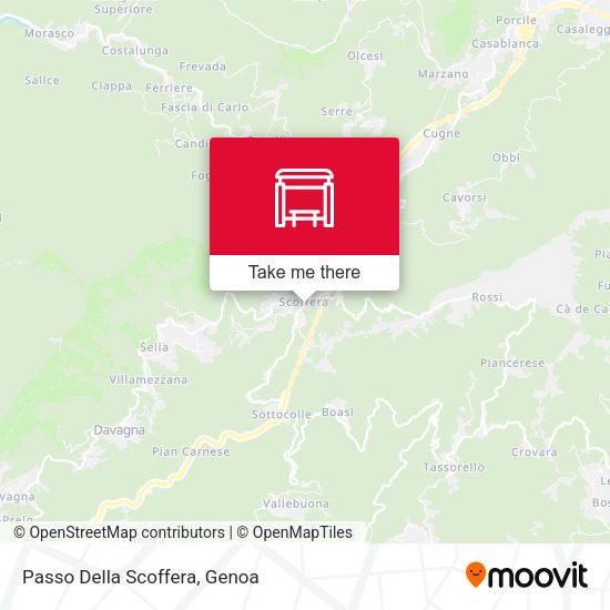 Passo Della Scoffera map