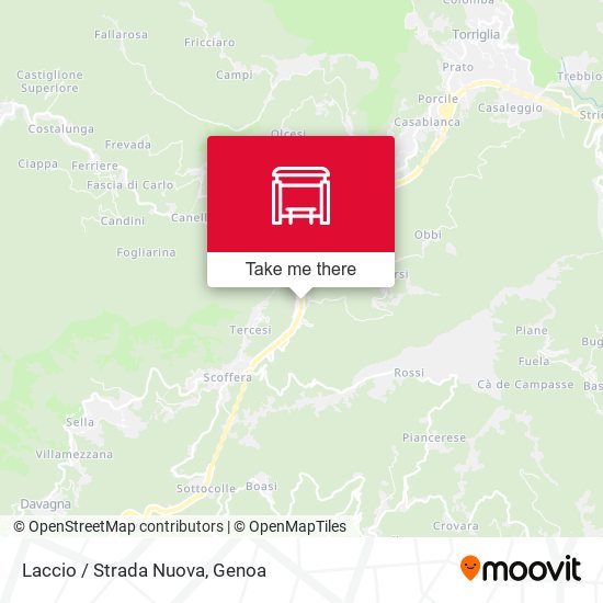 Laccio / Strada Nuova map