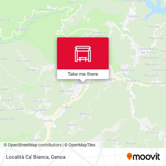 Località Ca' Bianca map