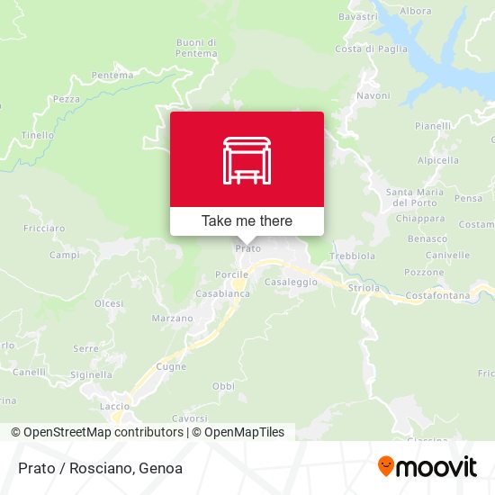 Prato / Rosciano map