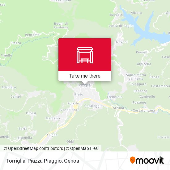 Torriglia, Piazza Piaggio map