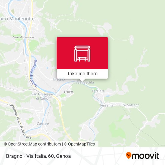 Bragno - Via Italia, 60 map