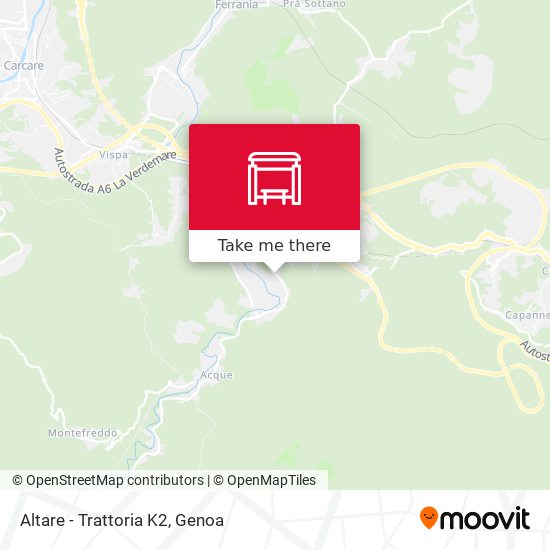 Altare - Trattoria K2 map