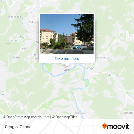 Cengio map