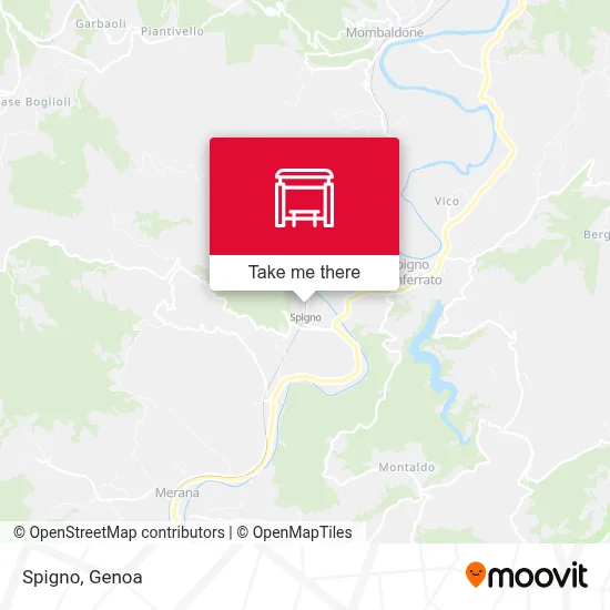 Spigno map