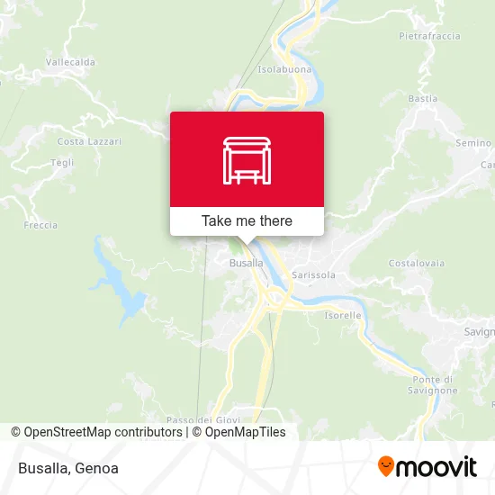 Busalla map
