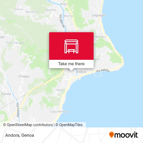 Andora map