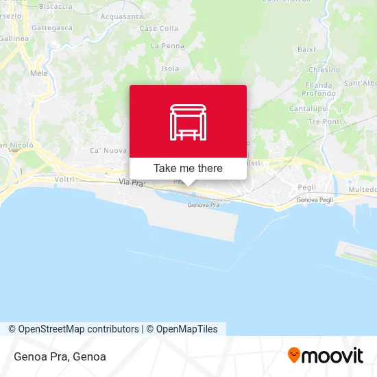Genoa Pra map